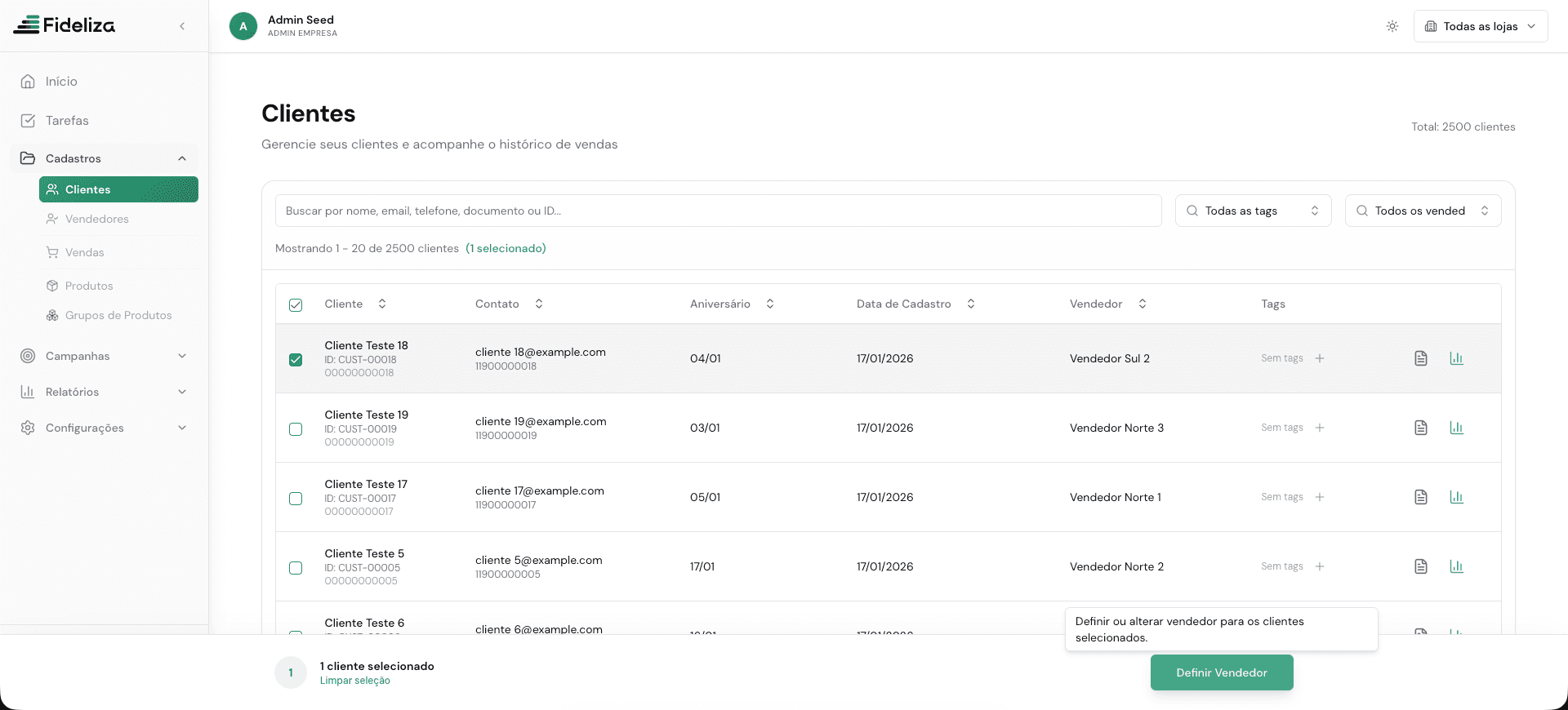 Personalização e Segmentação de Clientes