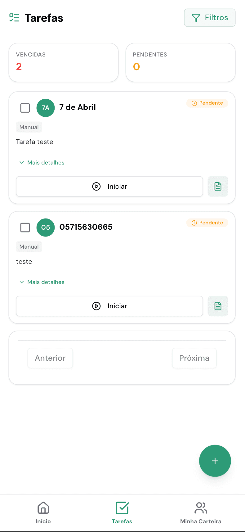 Interface Mobile - WhatsApp Integrado